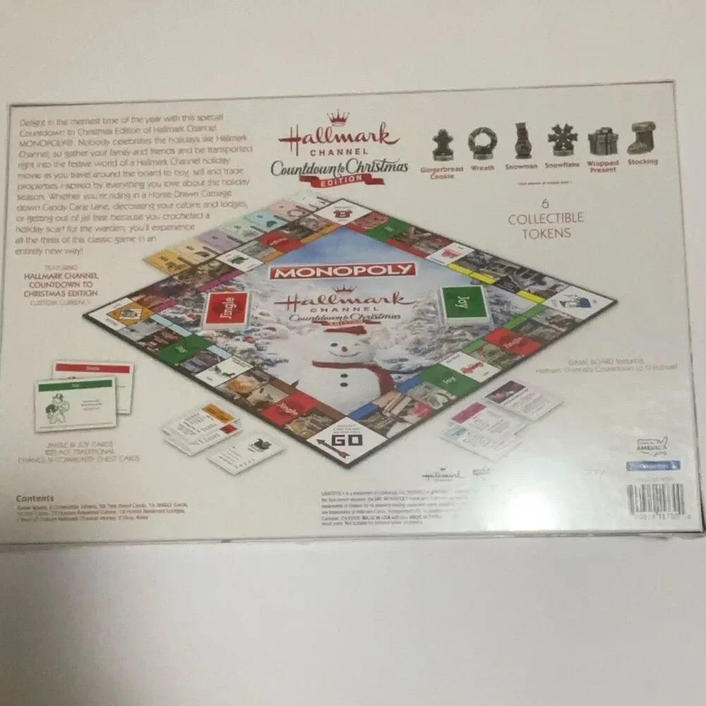 USAopoly Hallmark Channel Countdown to Christmas Edition Board Game 2022 Ages 8+